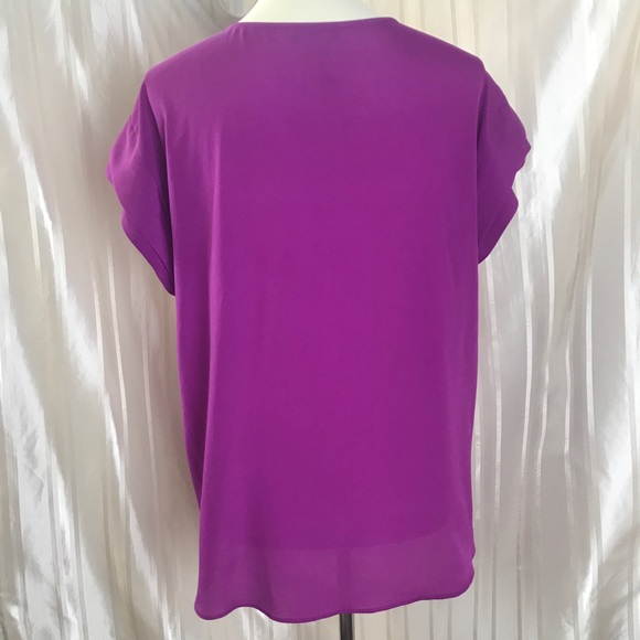 BCBG Purple Top - Picture 2 of 8